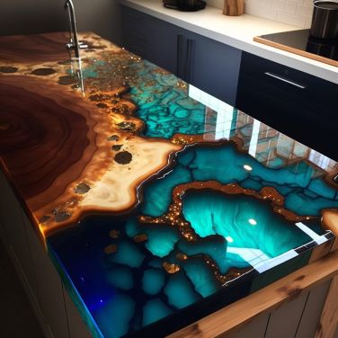 Epoxy River Table